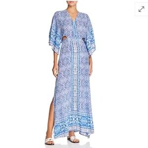 SURF GYPSY  Paisley Maxi Dress Swim Cover-Up Large